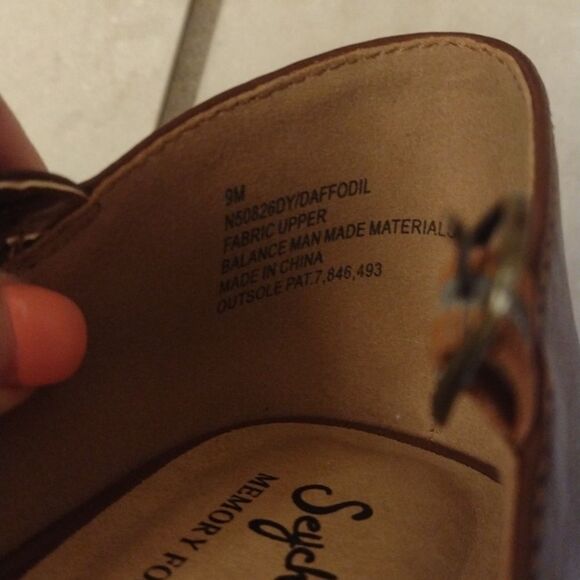 Seychelles sandals Jive Lace toe faux leather strappy flats size 9 - Picture 11 of 13